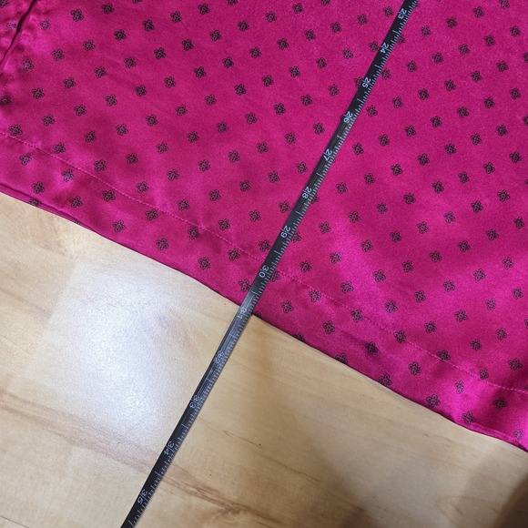 Victorias Secret Gold‎ Label Vtg 80s Satin Sleep Shirt - Picture 7 of 7